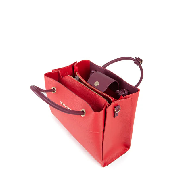 Borsa a mano in pelle sintetica Rosso TU | Giò Fashion