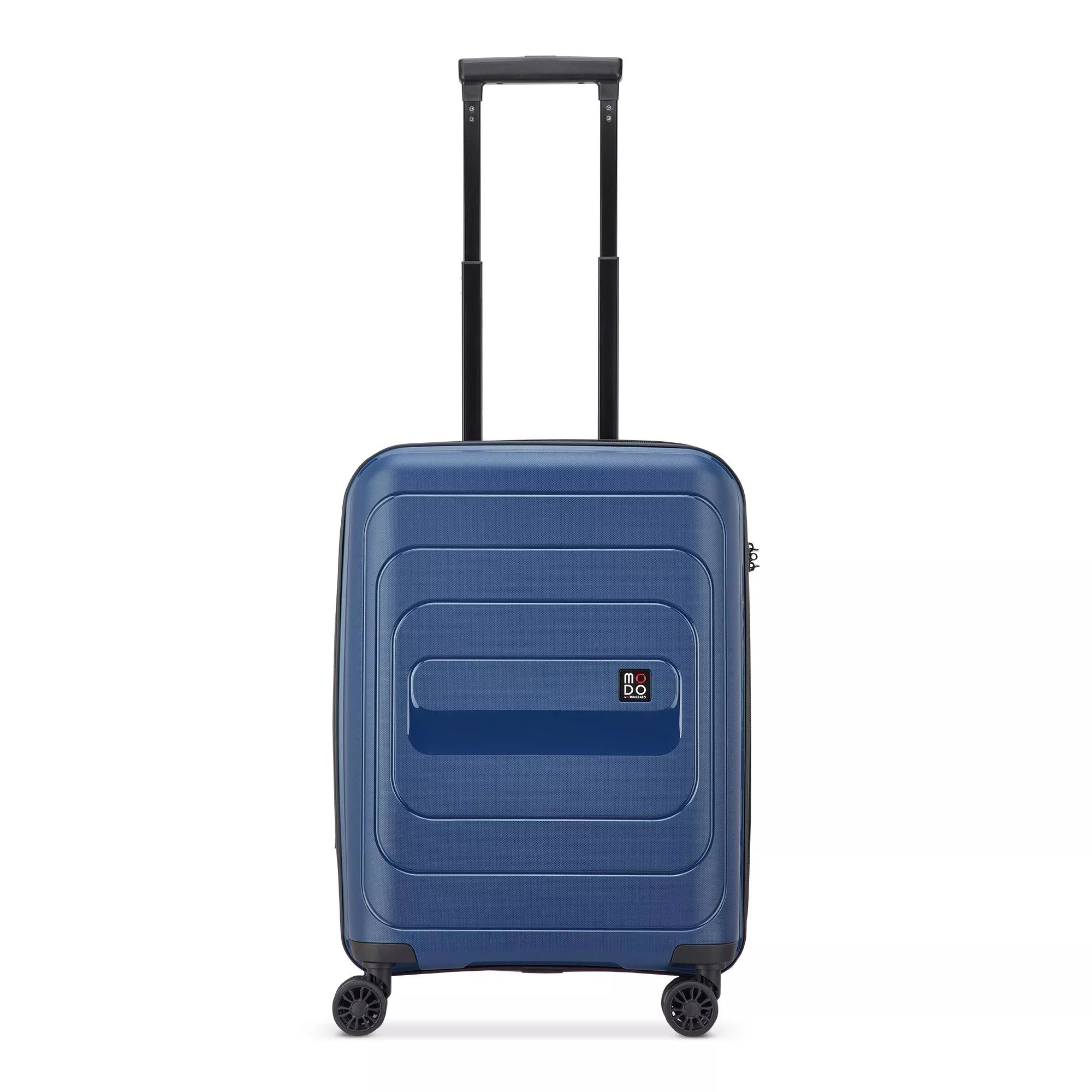 Modo by Roncato Trolley Bagaglio a Mano 4 Ruote Rigido 55x40x20 BLU TU | Giò Fashion