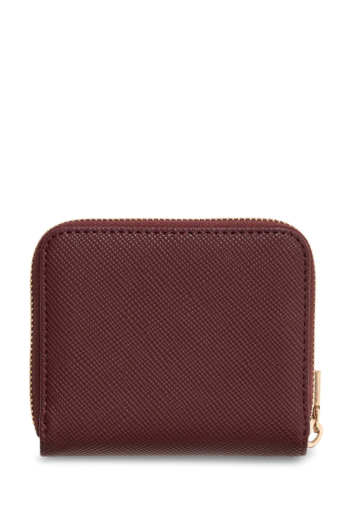 Portafoglio Guess donna con zip logo frontale e texture