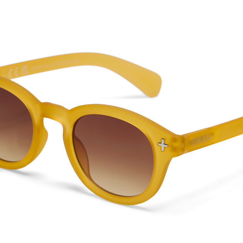 OKKIA Milano Occhiali da Sole Unisex con Lenti Sfumate e Protezione UV400