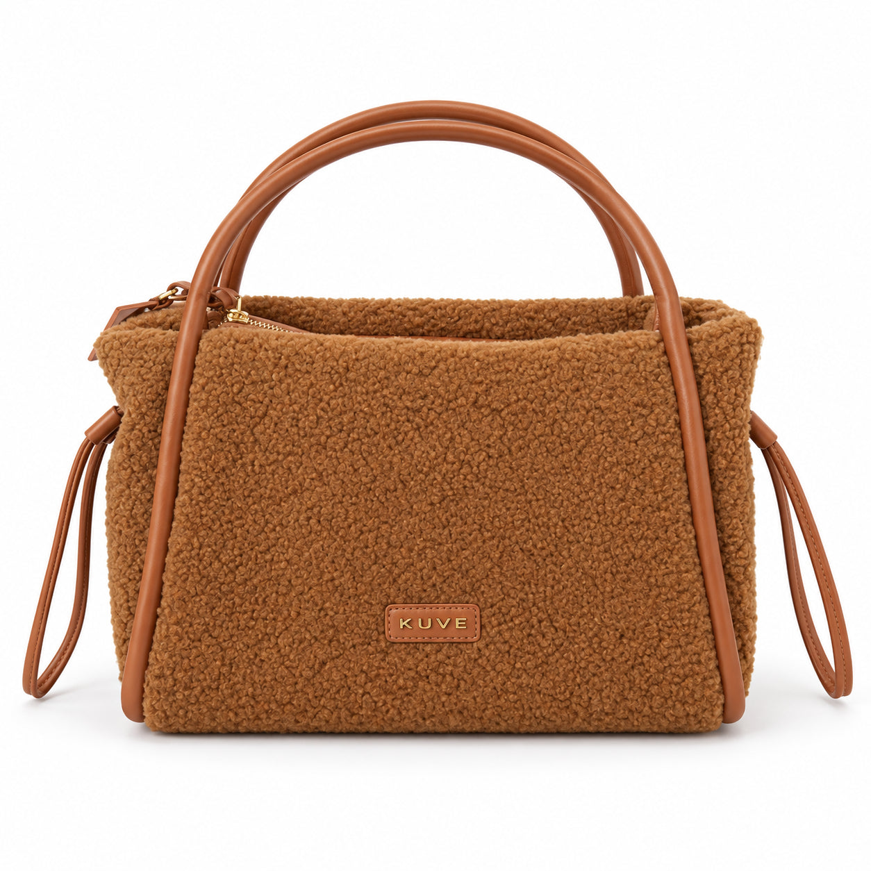 Borsa a Mano Kuvé in Teddy con Doppi Manici