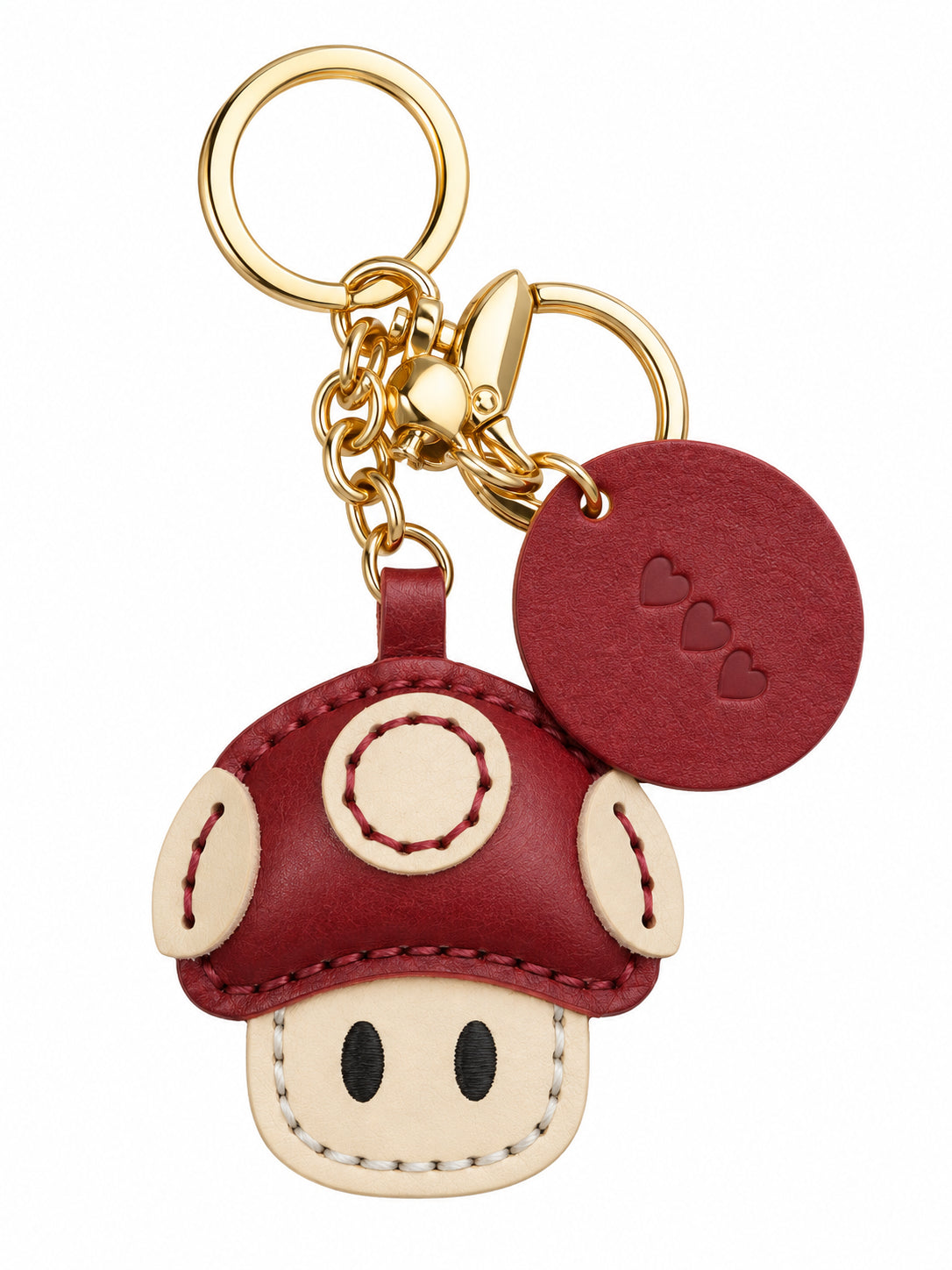 Portachiavi YNot? Donna con Fungo e Cuori – Charm Decorativo per Borsa e Chiavi