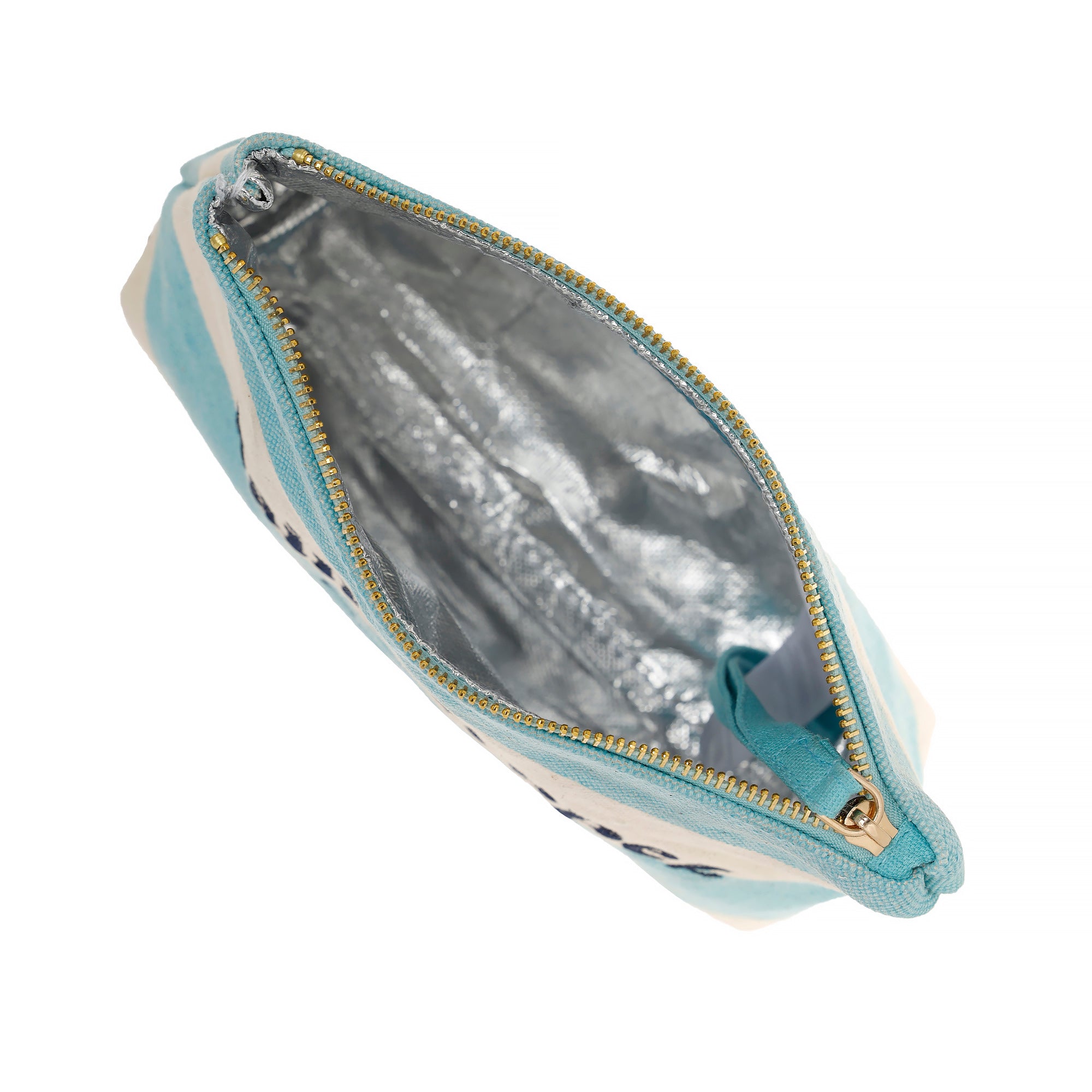 Beauty case Kuve' Horizon Stripe in ecopelle