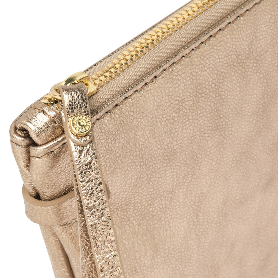 Pochette a Tracolla Gianni Chiarini Hermy in pelle metallizzata Oro TU | Giò Fashion