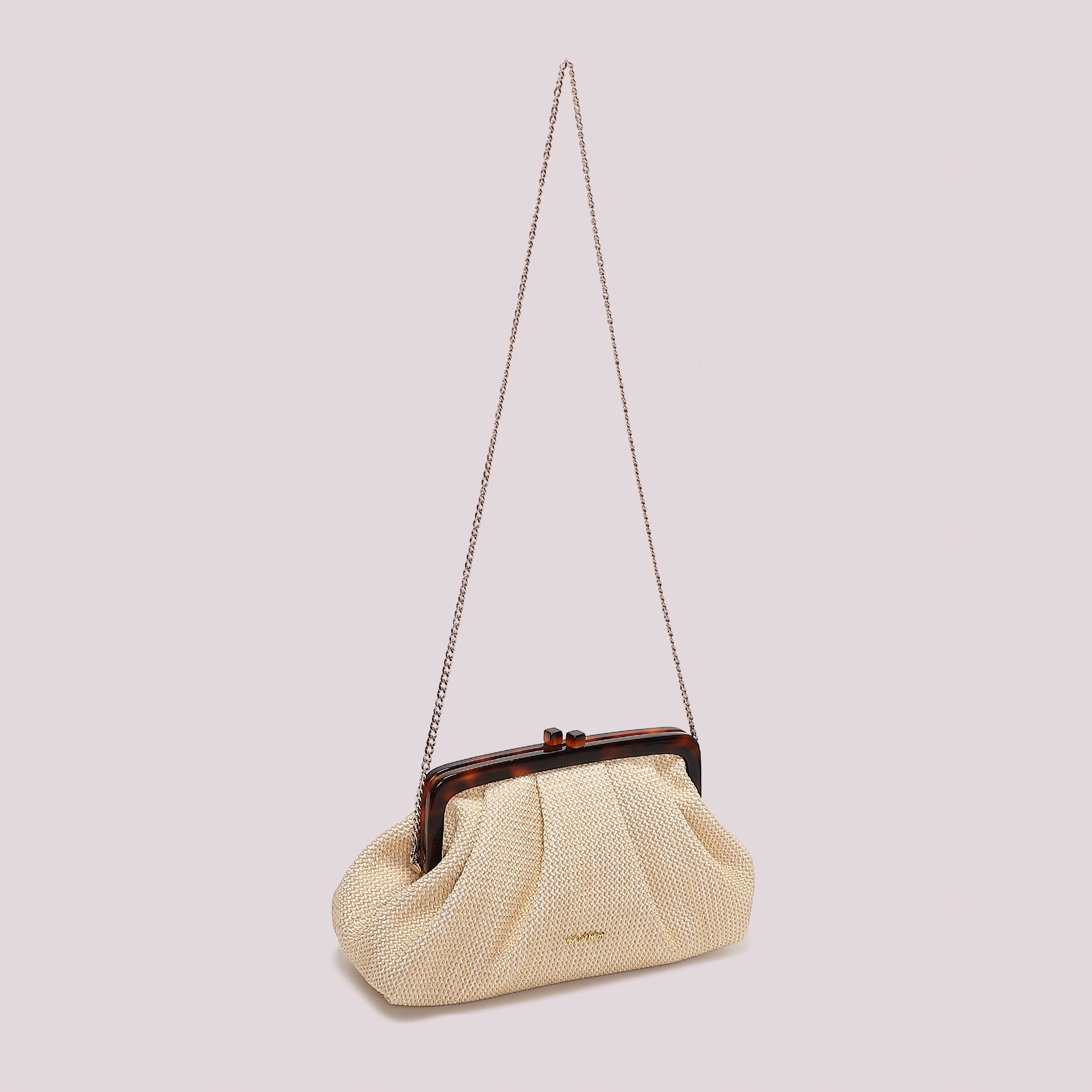 Borsa a Mano Mimi Mua Rafia PANNA TU | Giò Fashion