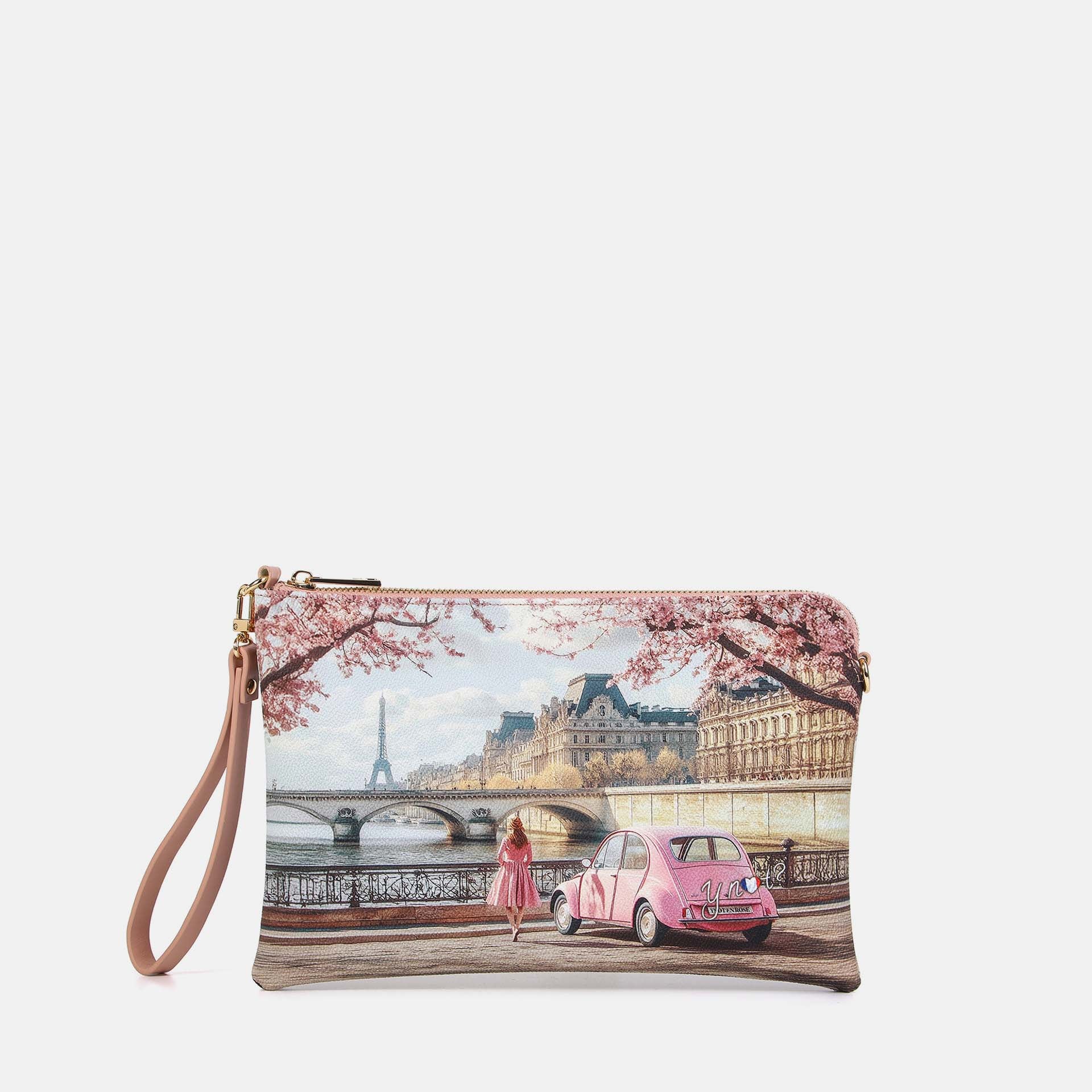 Y-Not Pochette YesBag Paris en Rose TU | Giò Fashion