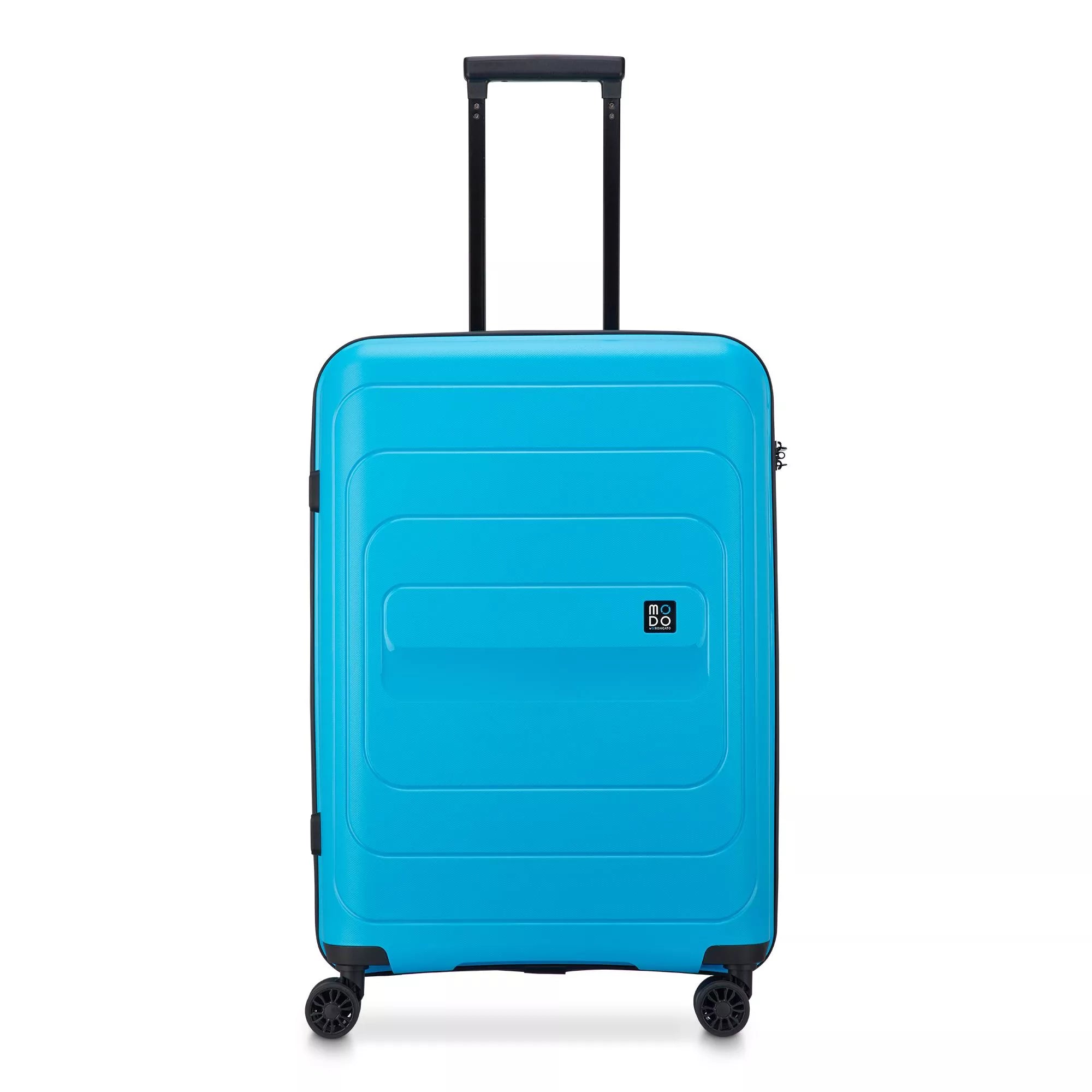 Modo by Roncato Trolley Medio Rigido 4 Ruote da Viaggio 66x43,5x25 AZZURRO TU | Giò Fashion