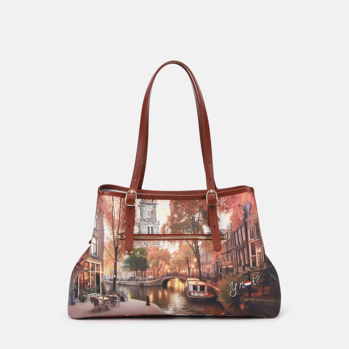 Ynot? Yes Bag Borsa Tote Grande Donna con Tracolla