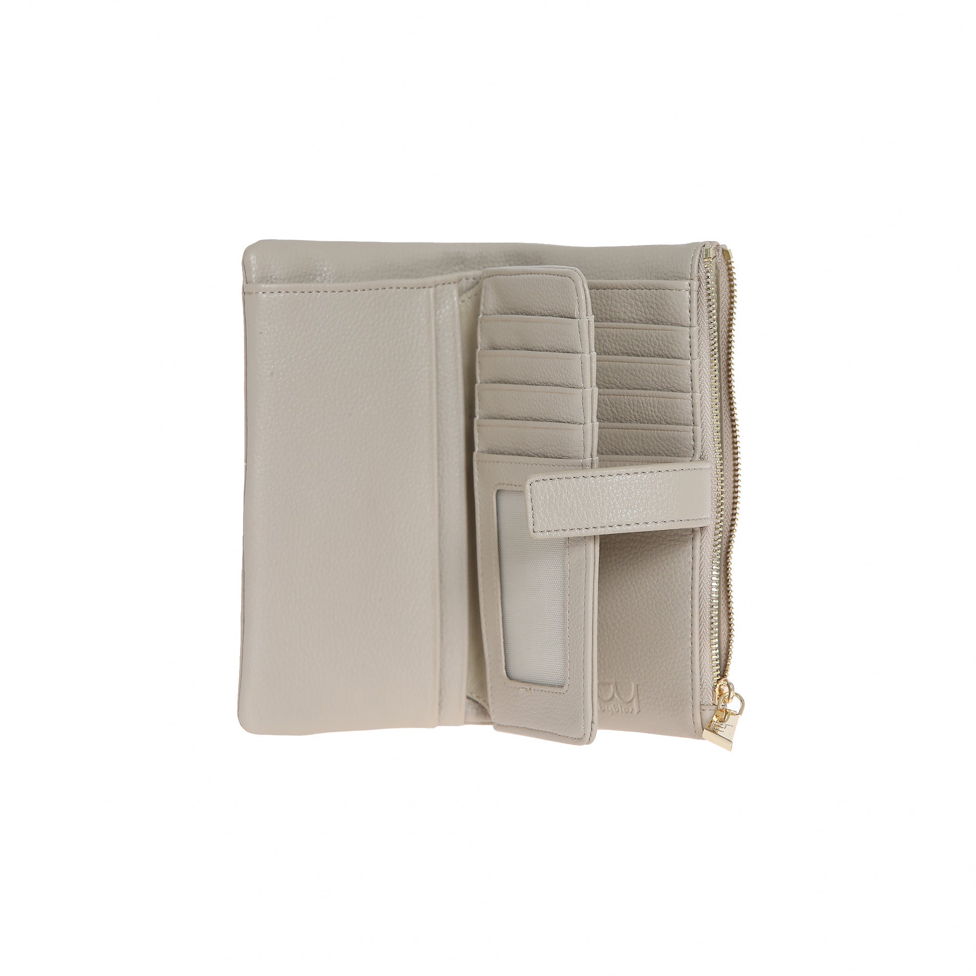Portafoglio By Byblos con doppia zip e chiusura a bottone Beige TU | Giò Fashion