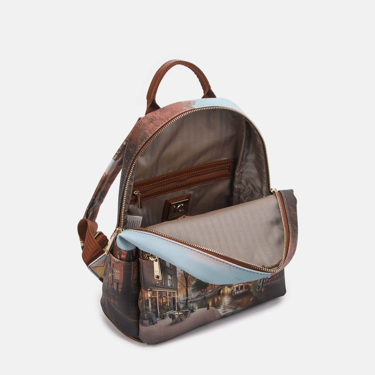 Ynot? Yes Bag Zaino Large Donna con Tasca Frontale
