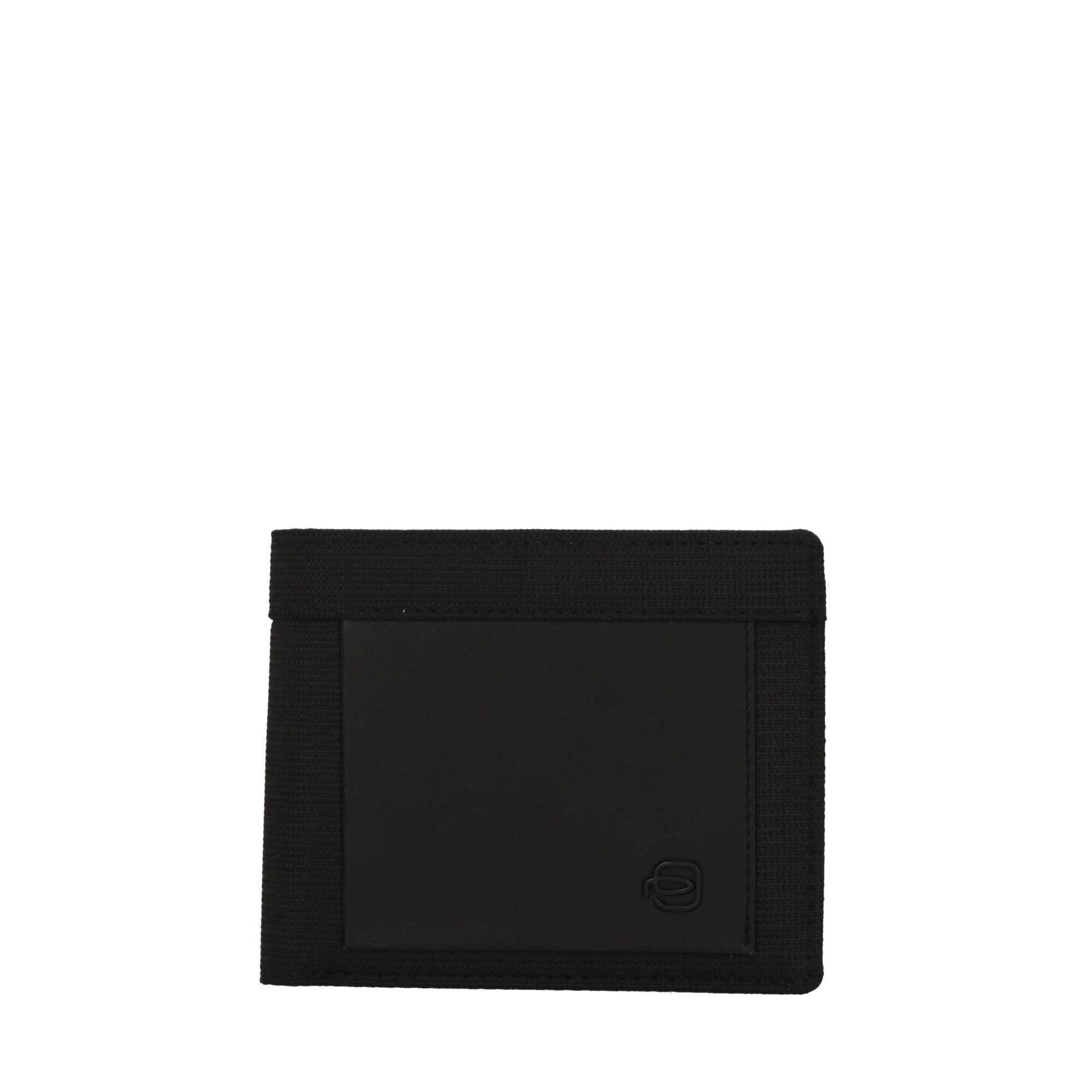 Portafoglio Piquadro in pelle con design moderno e scomparti multipli Nero TU | Giò Fashion