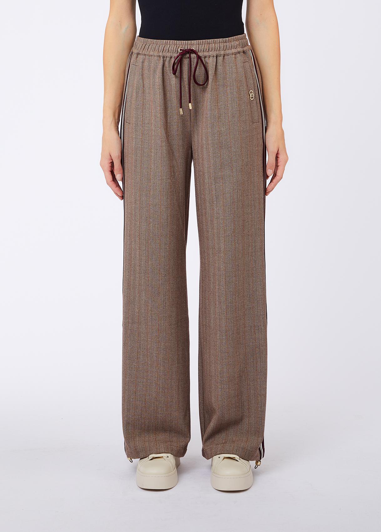 Liu Jo Pantaloni Donna Regular Fit con Coulisse
