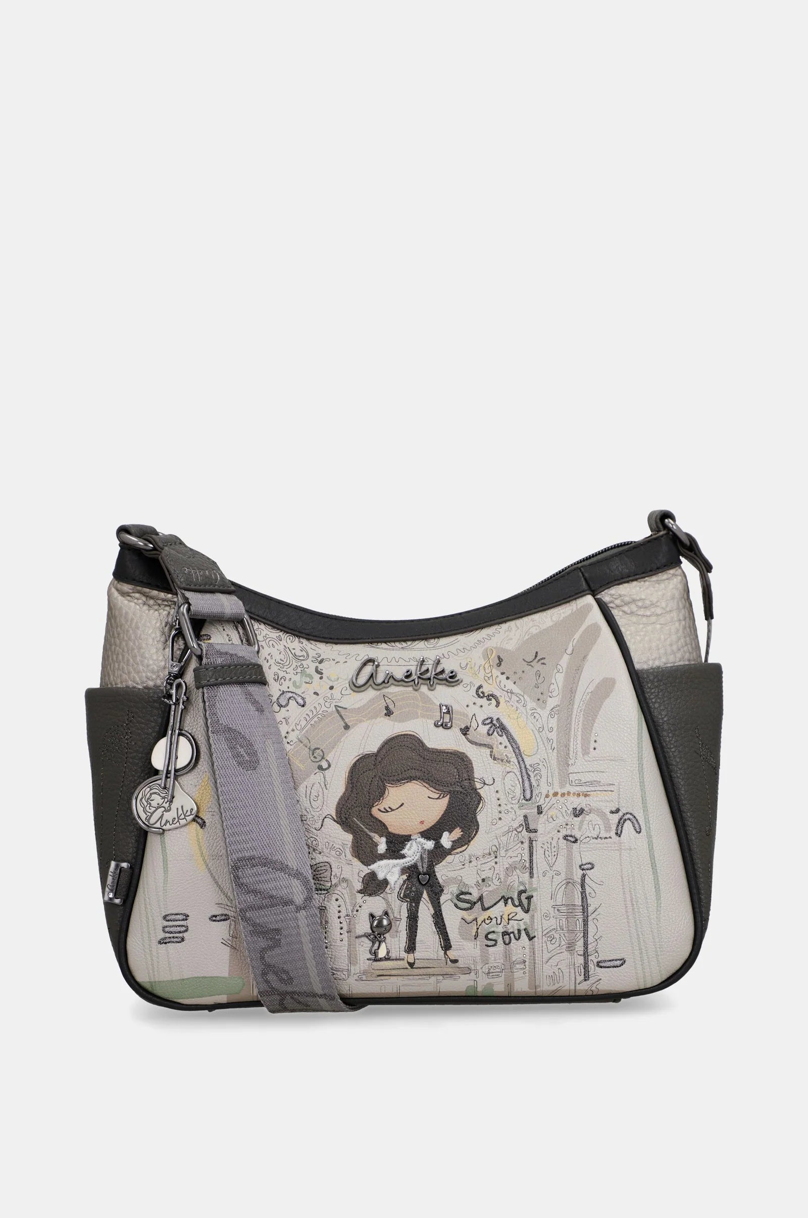 Borsa a Tracolla Grande Donna Anekke con Tasche