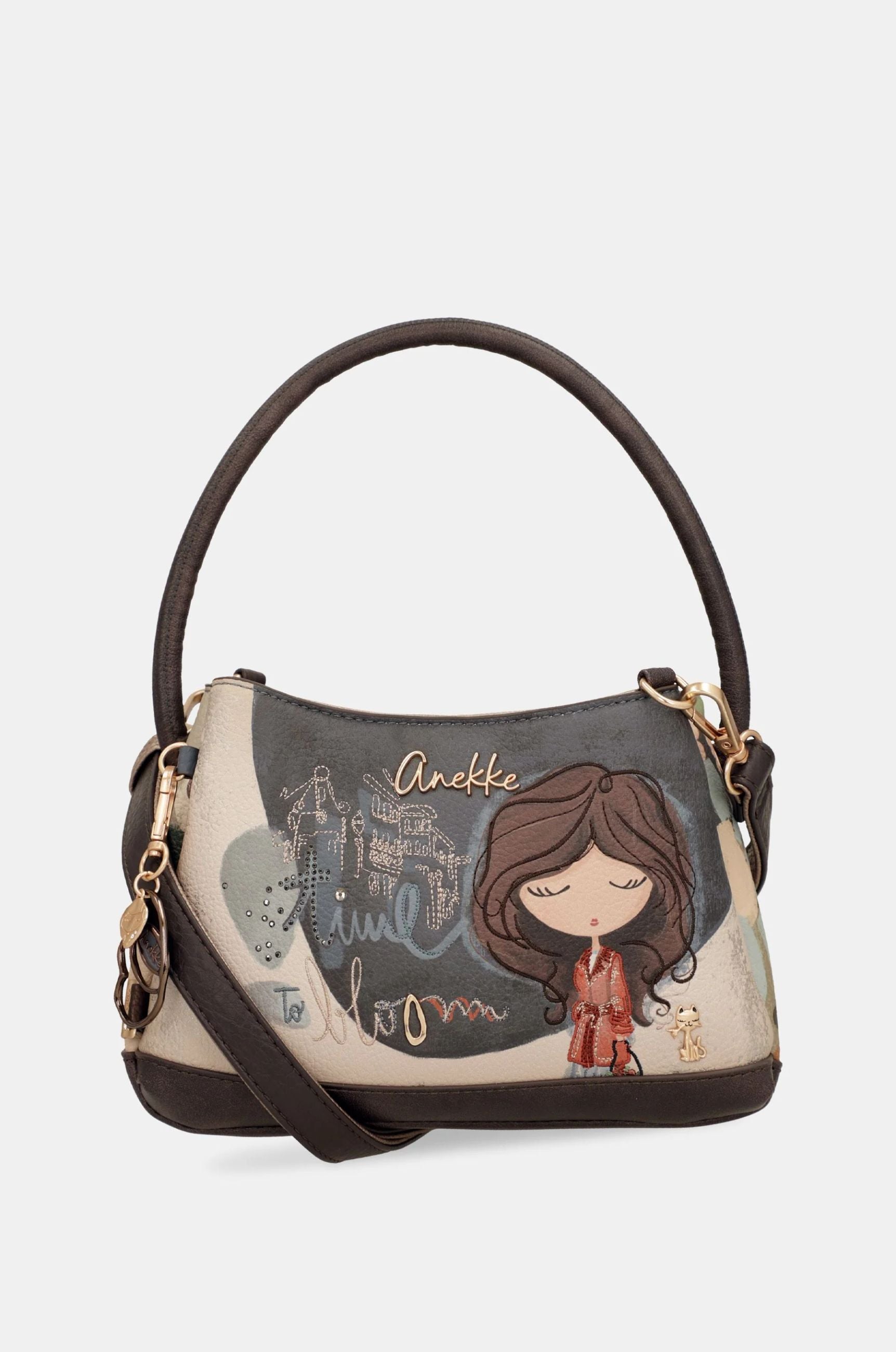 Borsa a Spalla Donna Anekke con Tracolla Regolabile