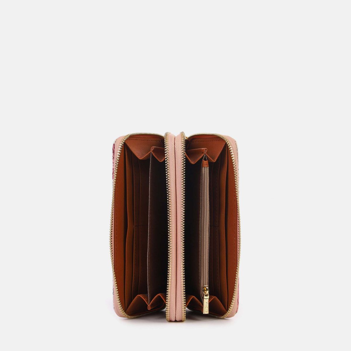 Portafoglio Donna Ynot? Fashionopoly London con Zip in Ecopelle Stampata