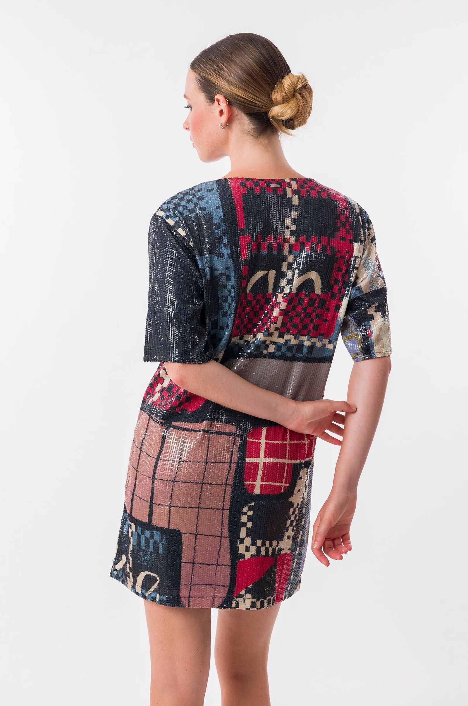 Abito Donna Anekke con Fantasia Artistica e Paillettes