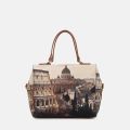 Ynot borsa Boston con doppi manici