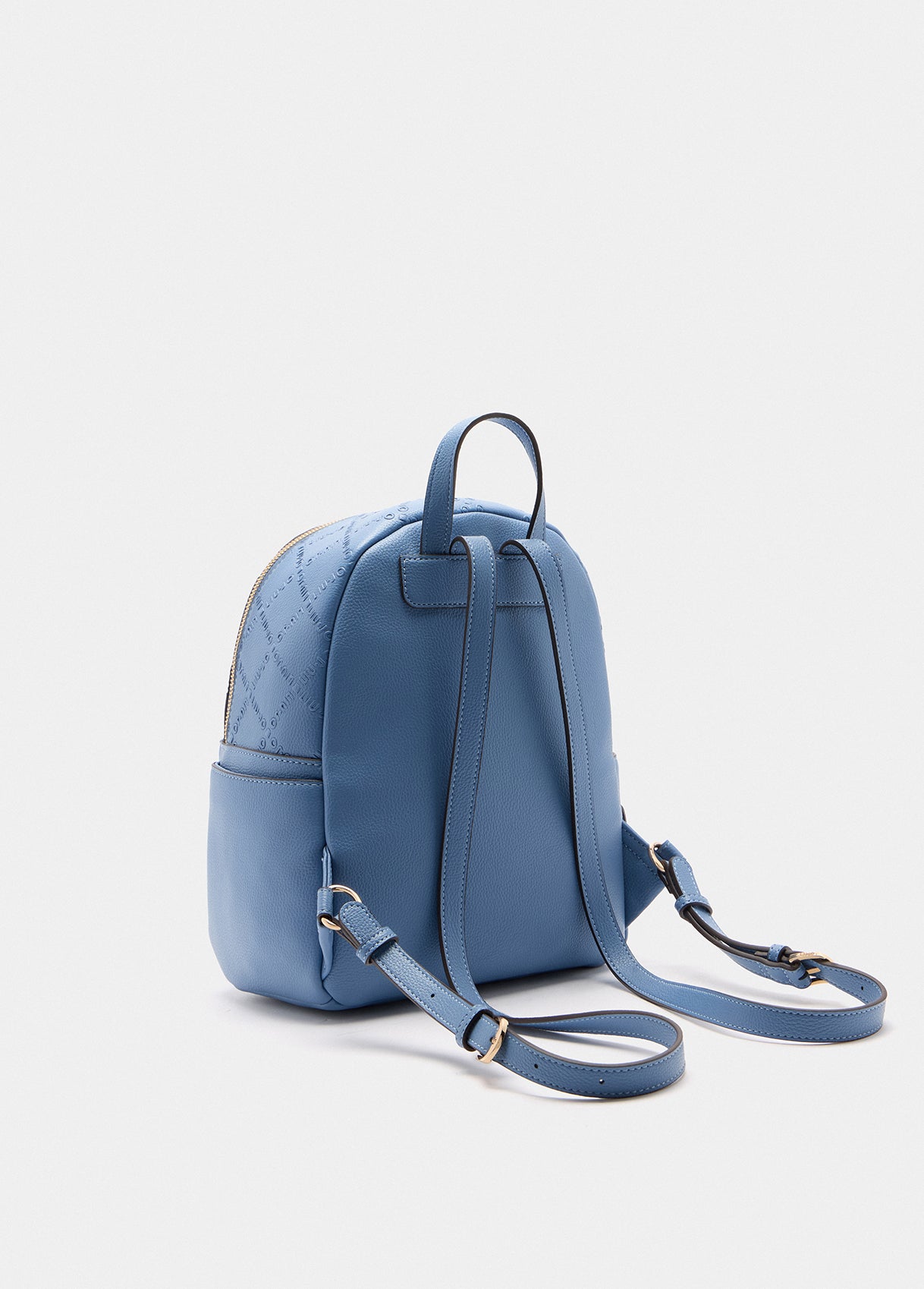 Zaino Liu Jo compatto con logo in rilievo e tasche laterali