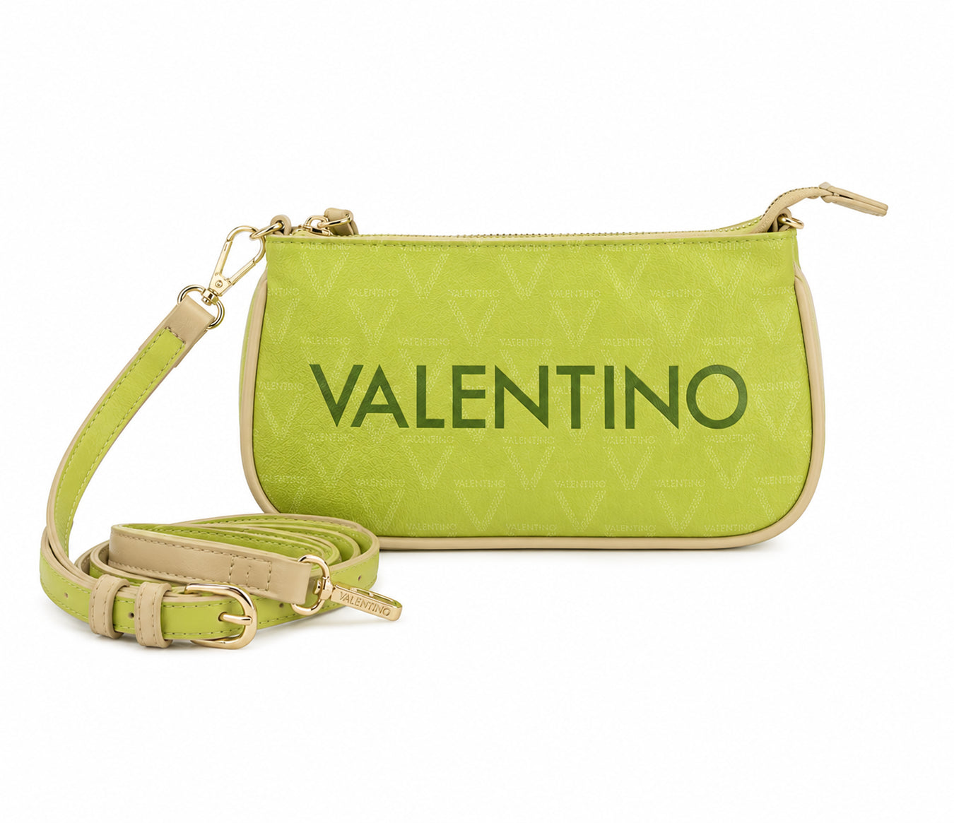 Mario Valentino borsa a mano nero elegante con manici strutturati