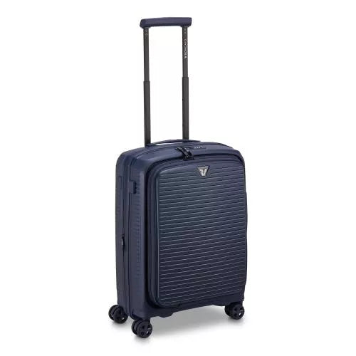 Trolley Cabina Roncato Espandibile 4 Ruote Scocca Rigida Compatto BLU TU | Giò Fashion