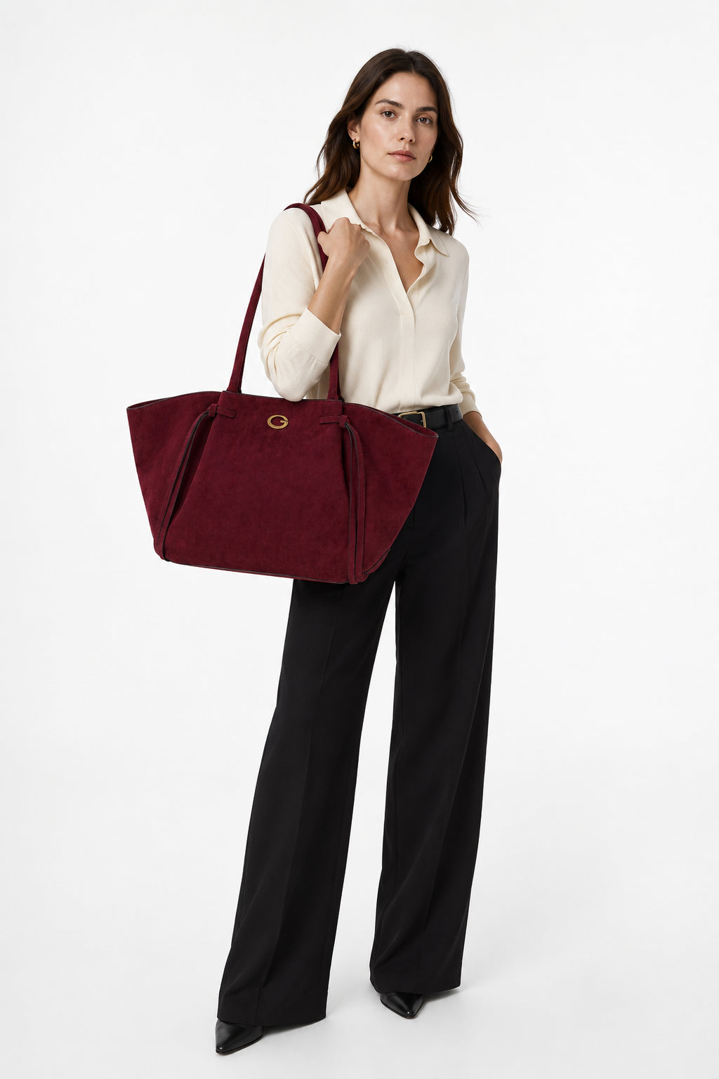 Guess Borsa Donna Shopper con Doppi Manici