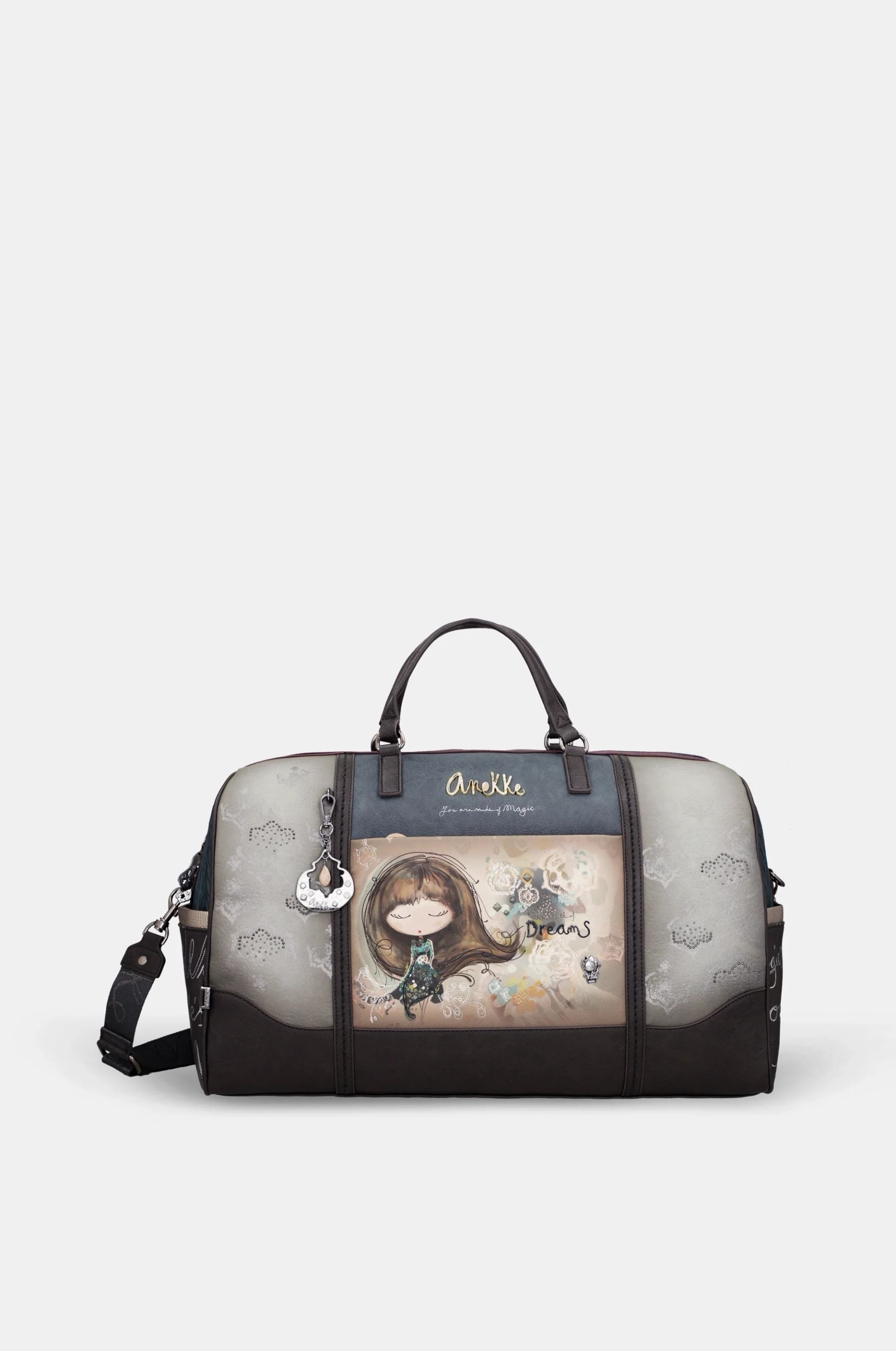 Borsone da viaggio Anekke The World of Dreams con tracolla Marrone TU | Giò Fashion