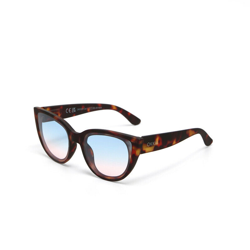 OKKIA Silvia Occhiali da Sole Donna Cat Eye Oversize con Protezione UV400