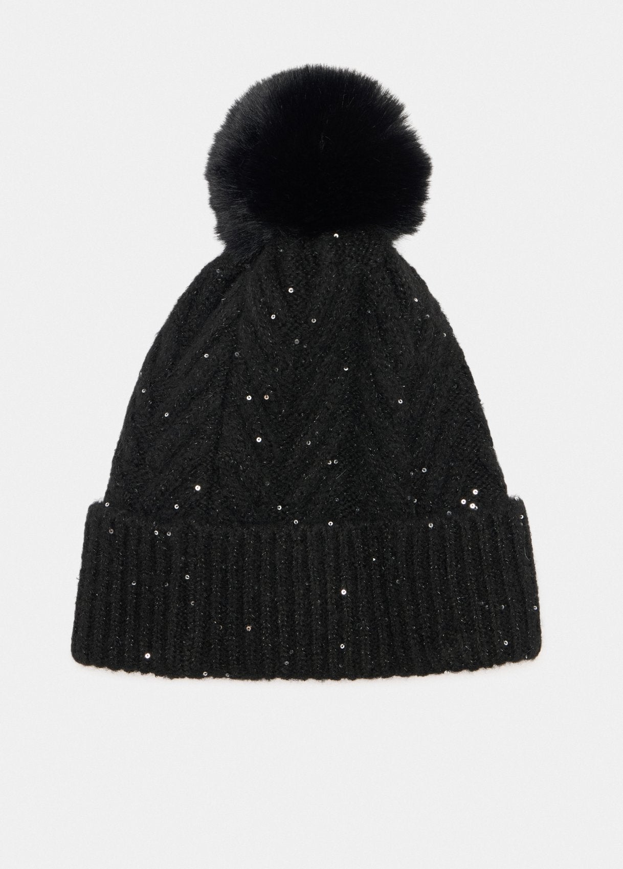 Cappello Liu Jo con pompon e dettagli luminosi
