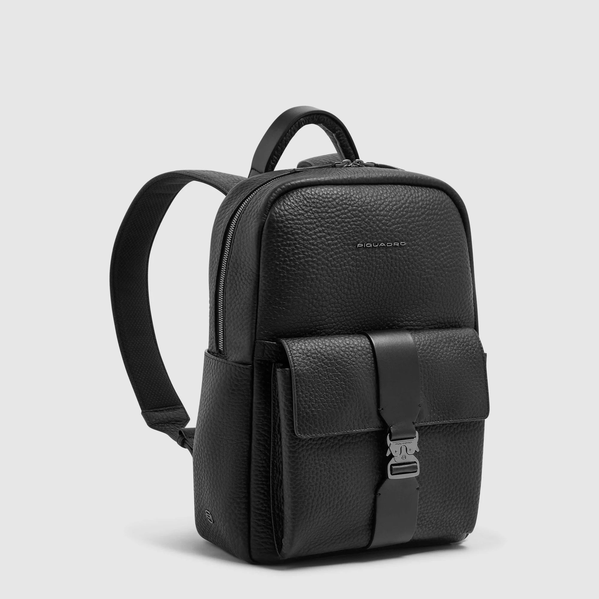 Zaino Uomo Porta PC 14" in Pelle con Doppio Scomparto