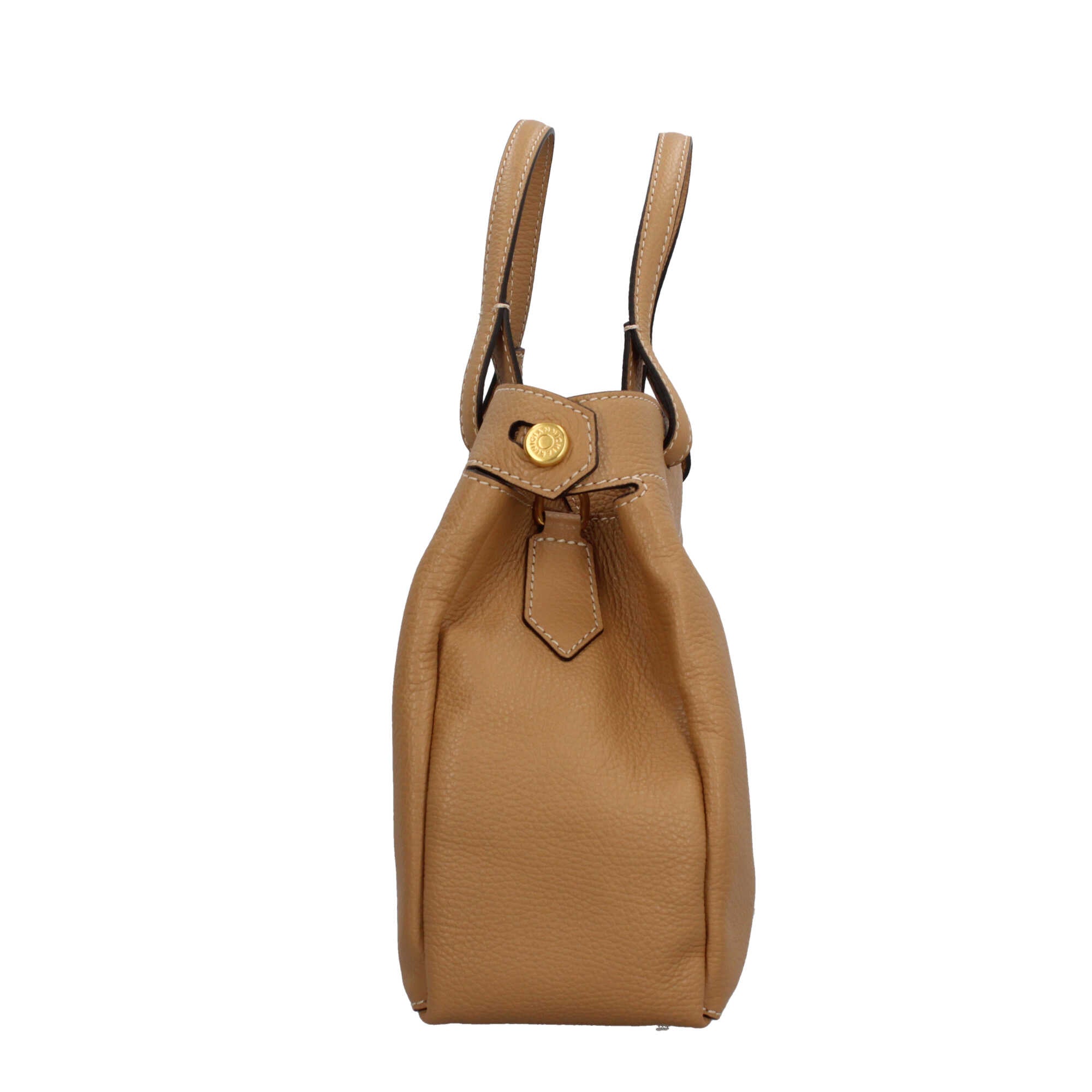 Borsa Gianni Chiarini Ottavia in pelle martellata con tracolla removibile Marrone TU | Giò Fashion