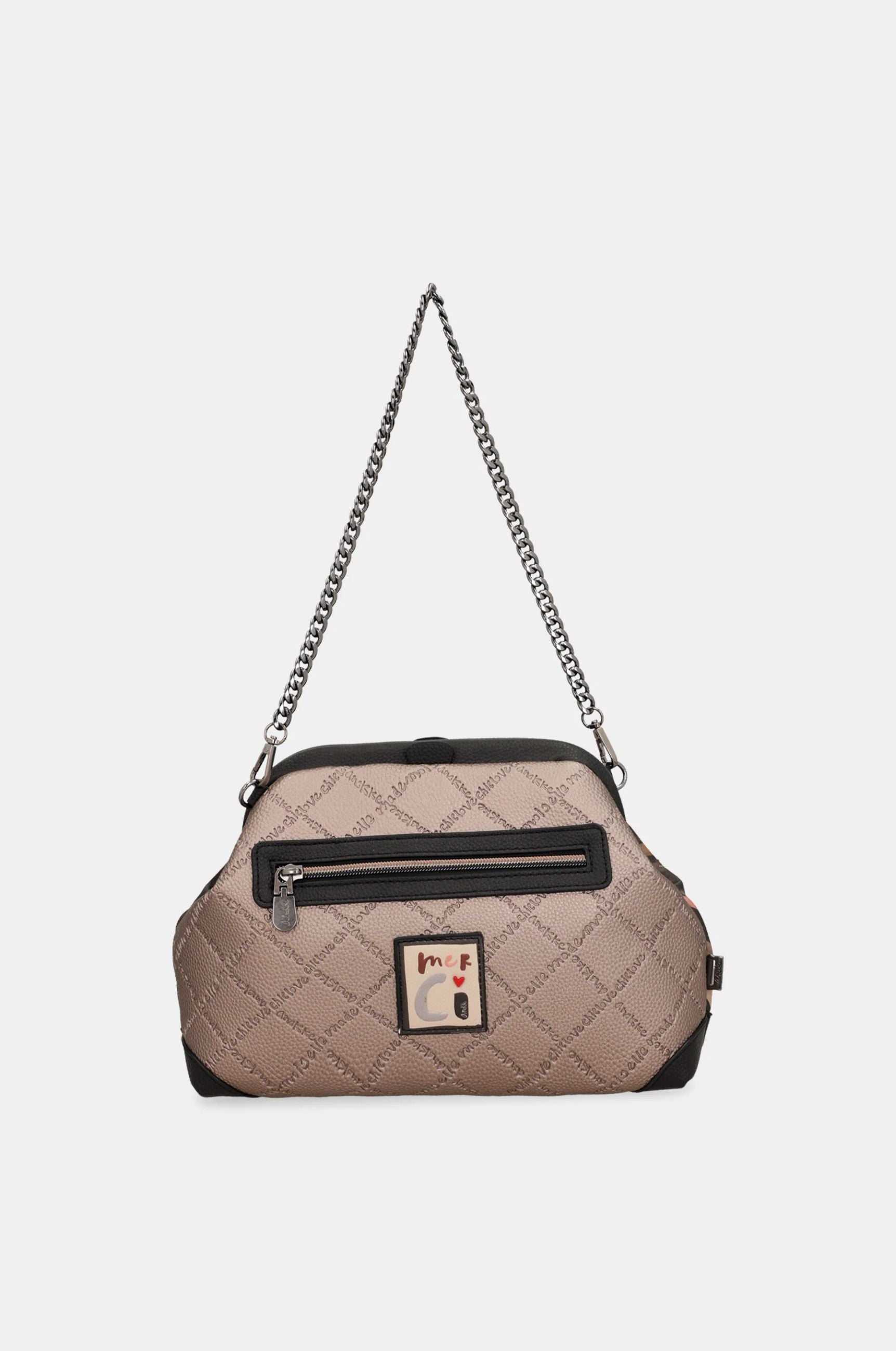 Borsa Anekke City Moments con catena Marrone TU | Giò Fashion