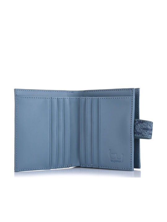 Portafoglio By Byblos con chiusura a bottone e motivo iconico BLU TU | Giò Fashion