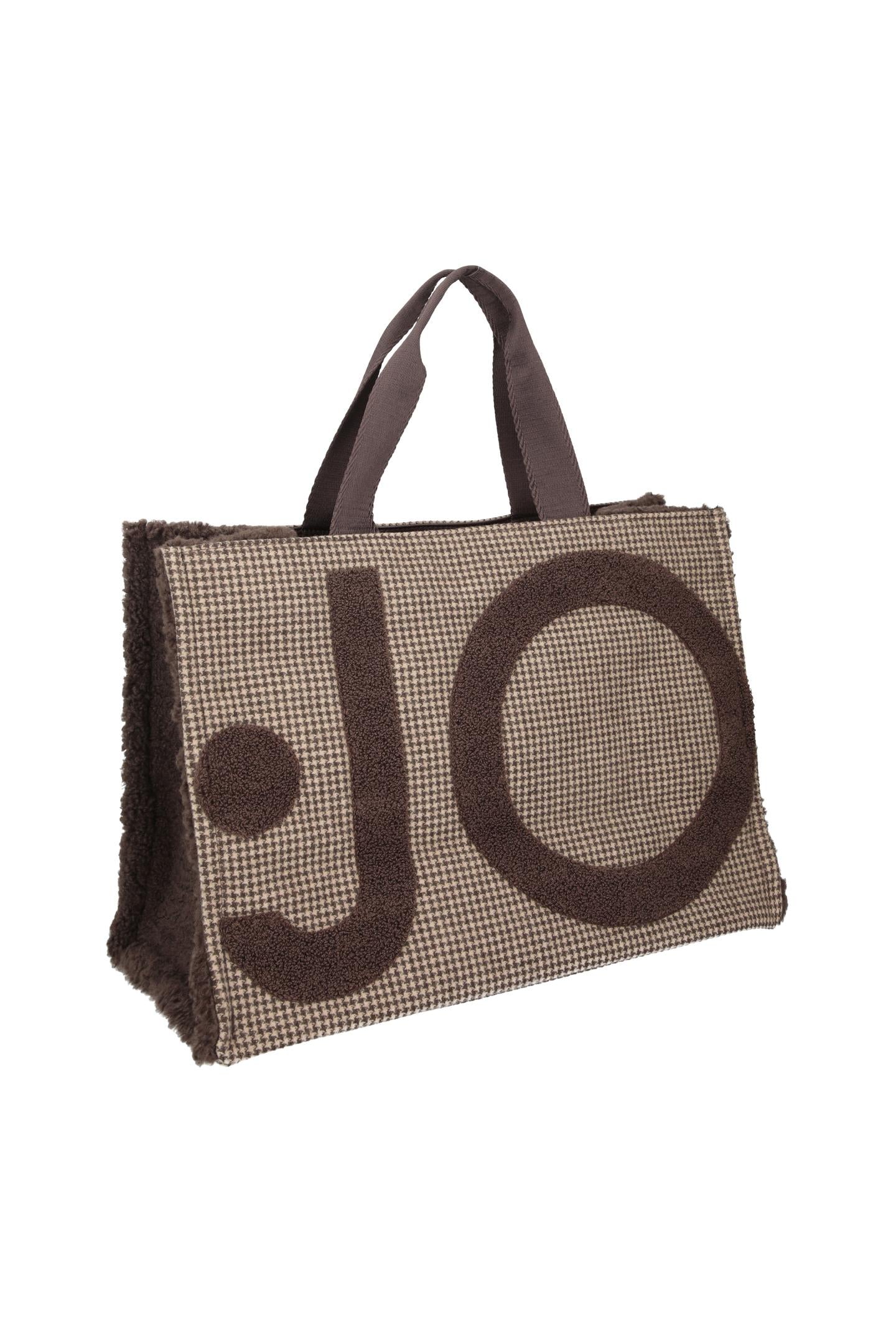 Liu Jo Tote Bag Grande Donna Check con Logo e Tracolla