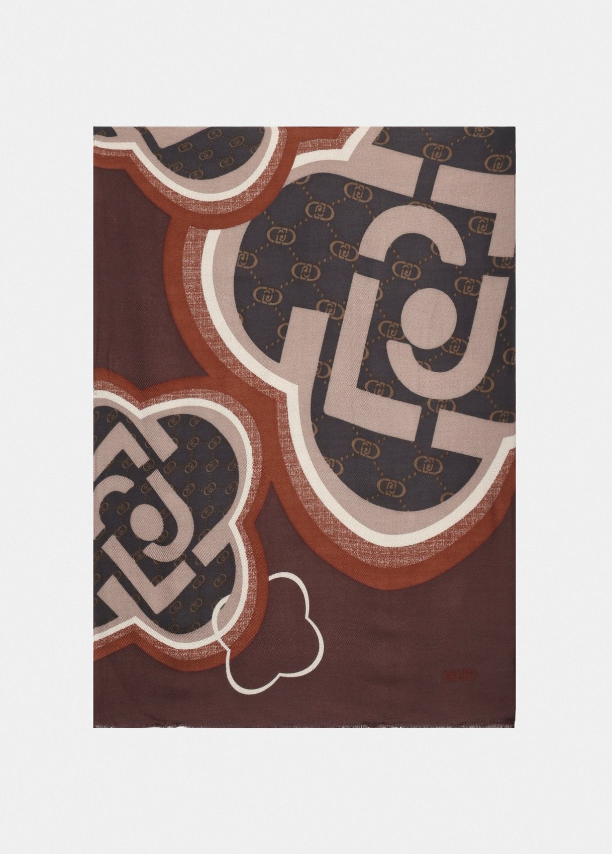 Liu Jo foulard con maxi logo grafico