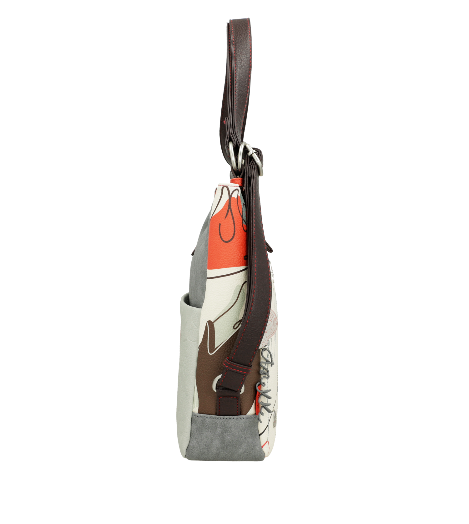 Borsa Anekke versatile con doppio utilizzo e design artistico Bianco TU | Giò Fashion