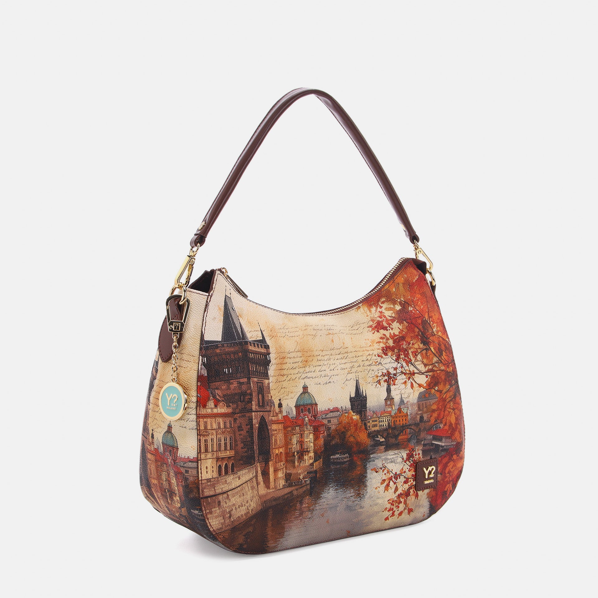 Ynot? Yes Bag Hobo Bag Donna con Tracolla