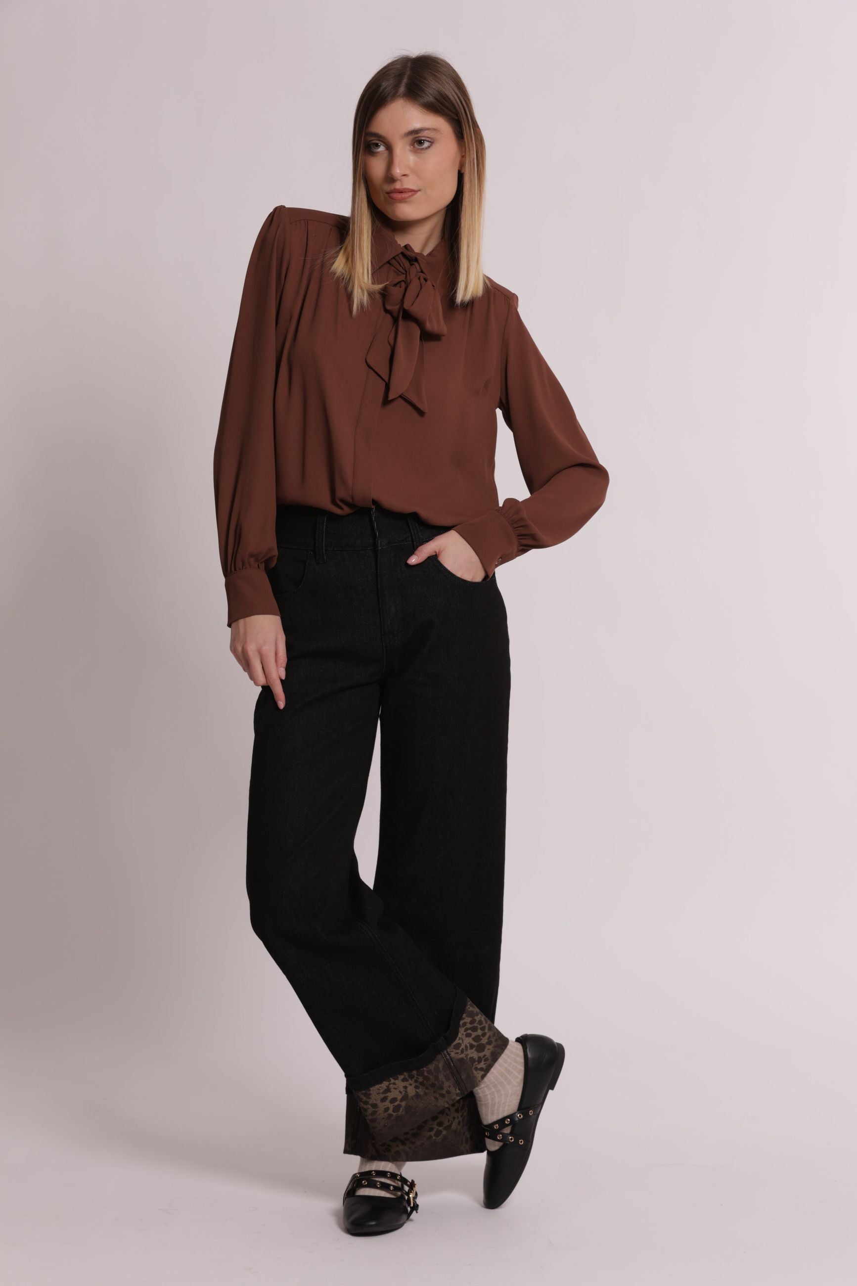 Jeans Donna Mimi Mua con Risvolto
