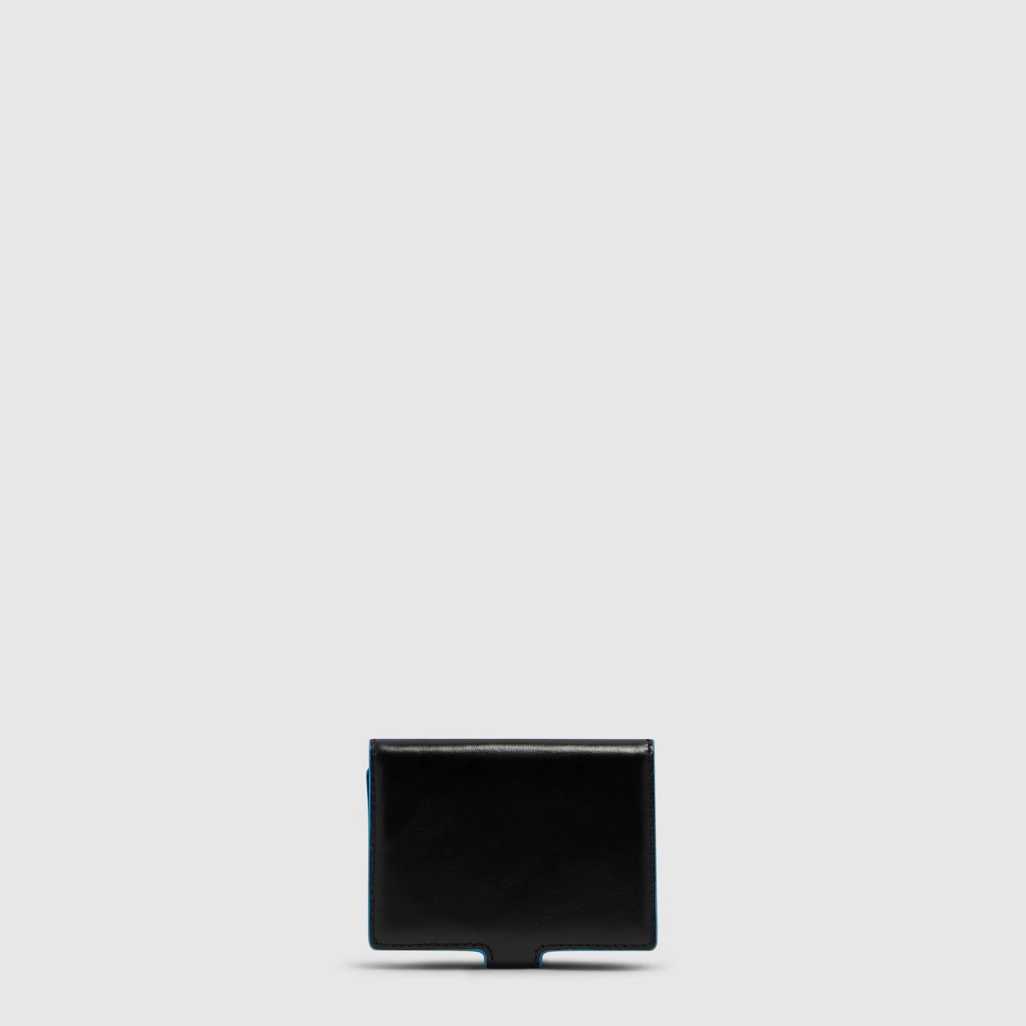 Piquadro Portafoglio Modulare MagSafe in Pelle Blue Square Blu Notte
