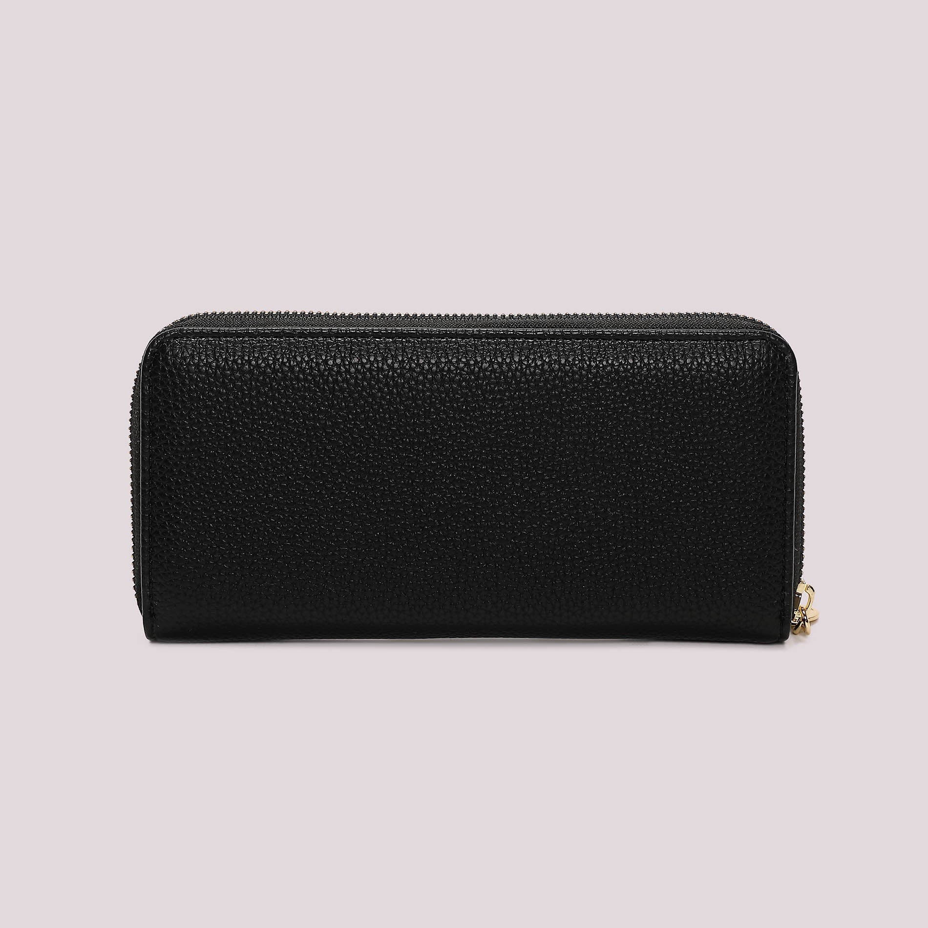 Portafoglio donna Mimi Mua grande zip around con logo in rilievo elegante Nero TU | Giò Fashion
