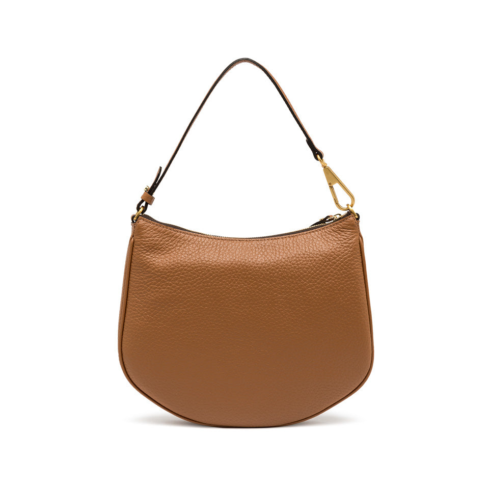 Borsa a spalla Gianni Chiarini con forma arrotondata e doppio manico CUOIO TU | Giò Fashion