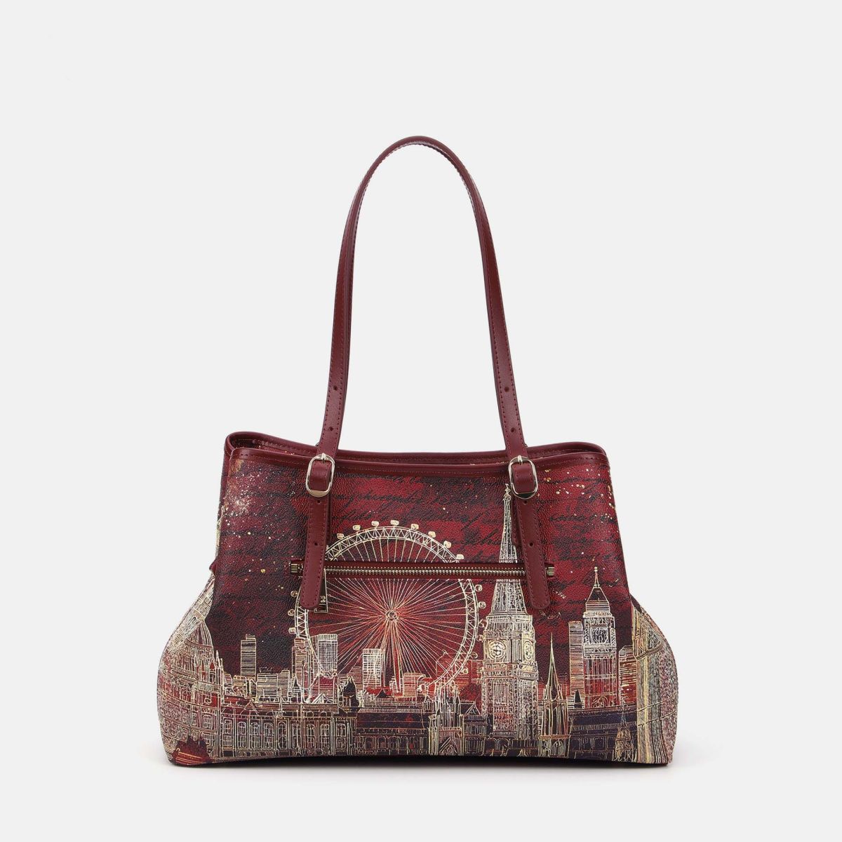 Ynot? Yes Bag Borsa Tote Grande Donna con Tracolla