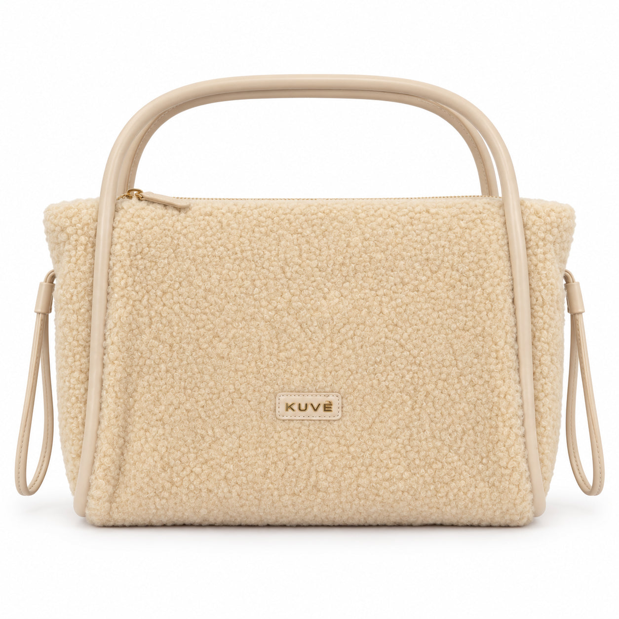 Borsa a Mano Kuvé in Teddy con Doppi Manici