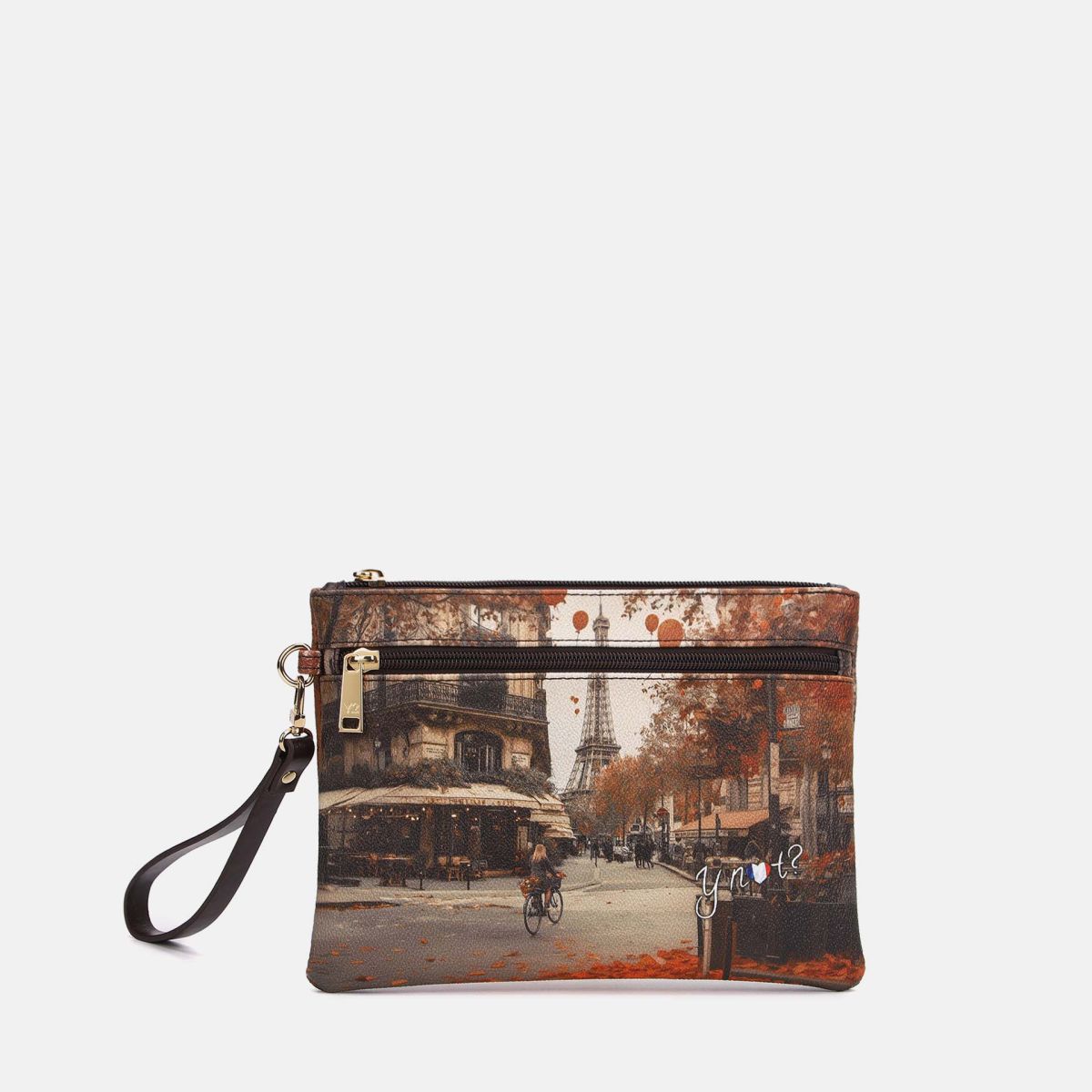 Ynot? Yes Bag Pochette Donna Piccola in Ecopelle con Zip