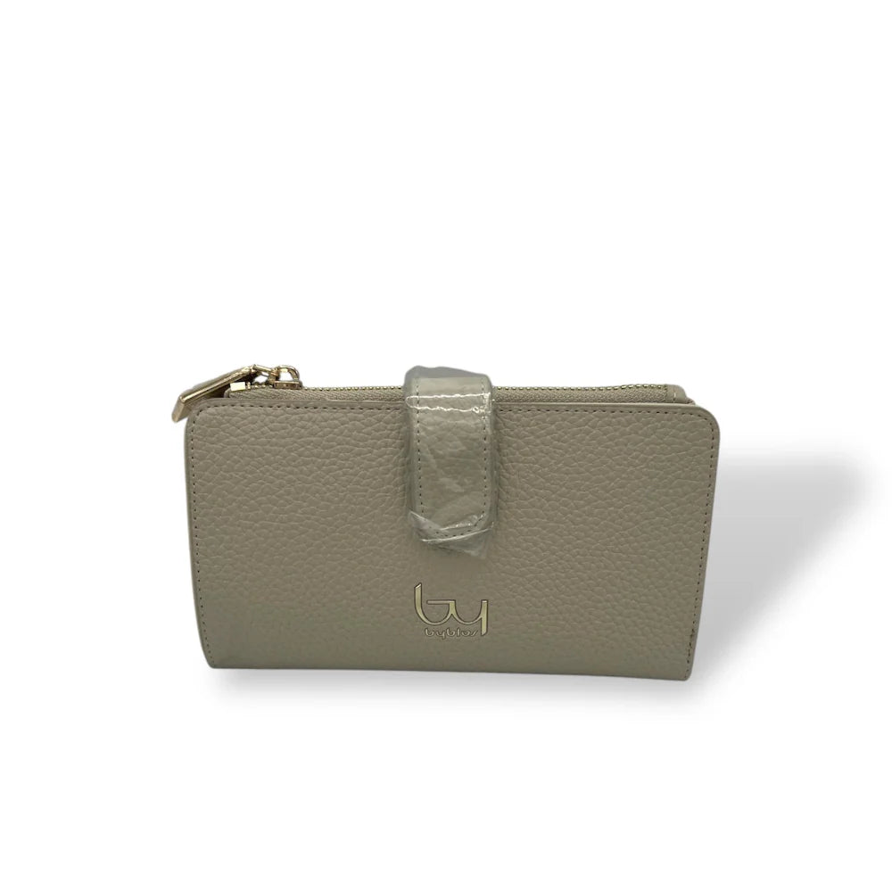 By Byblos portafoglio con chiusura a bottone e zip VERDE TU | Giò Fashion