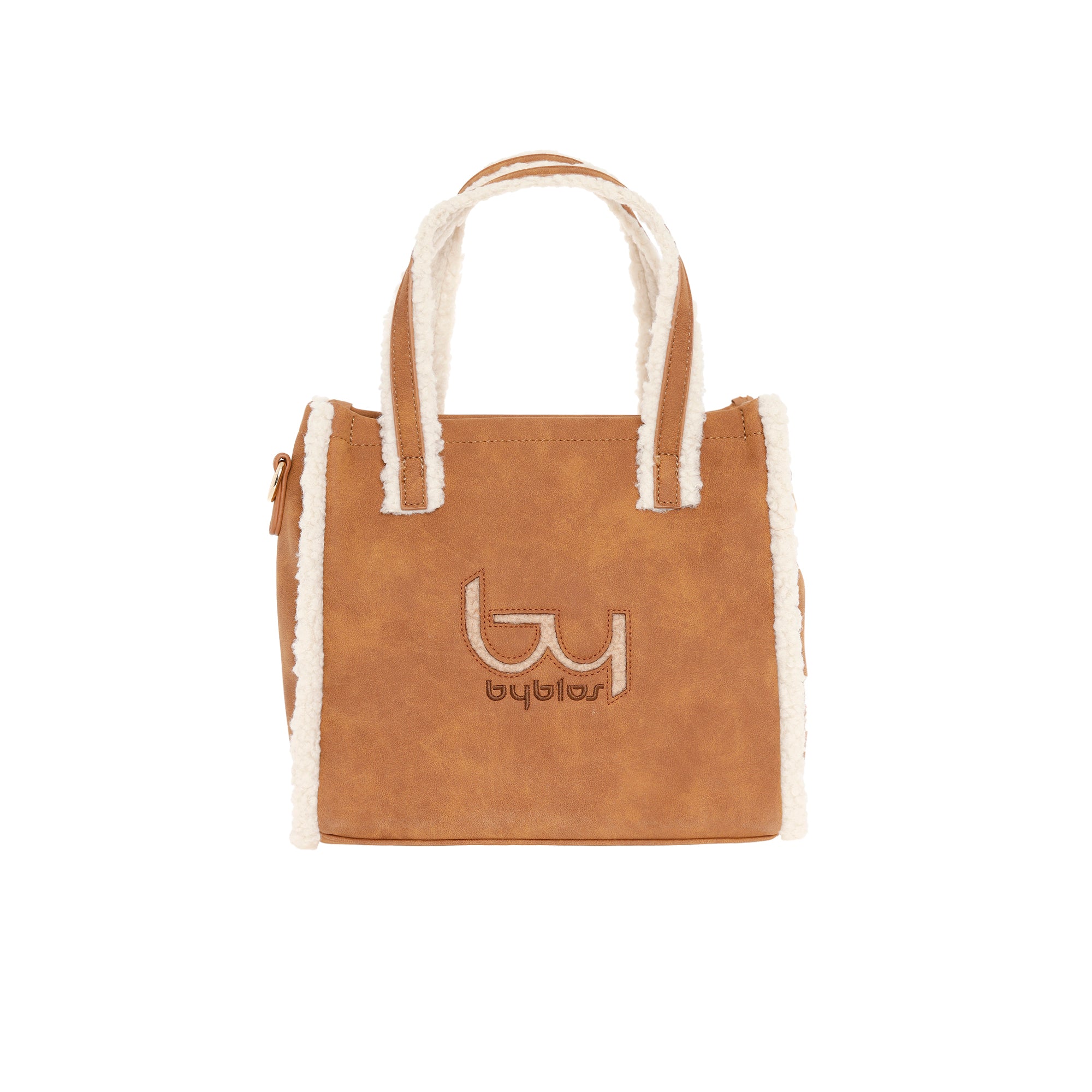 Borsa Donna By Byblos in Ecopelle con Tracolla Removibile e Logo Frontale