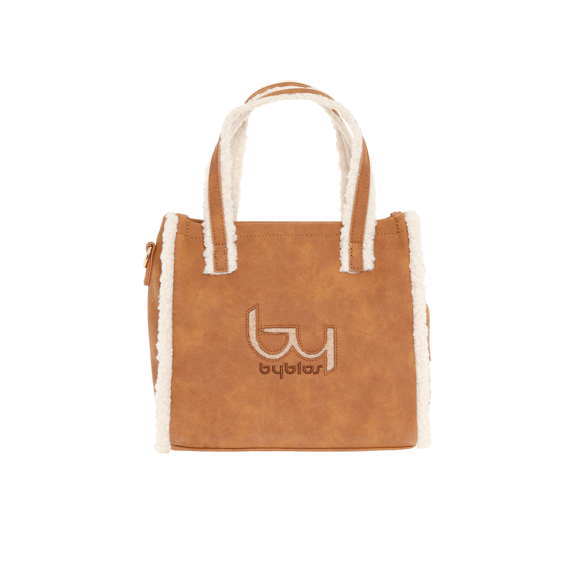Borsa Donna By Byblos in Ecopelle con Tracolla Removibile e Logo Frontale