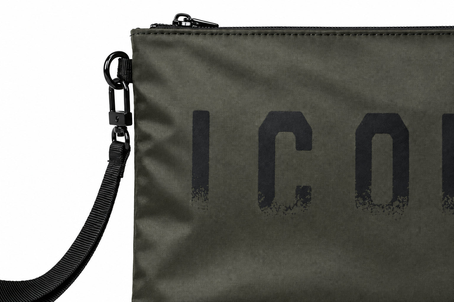 Pochette Icon Uomo Compatta con Laccetto da Polso