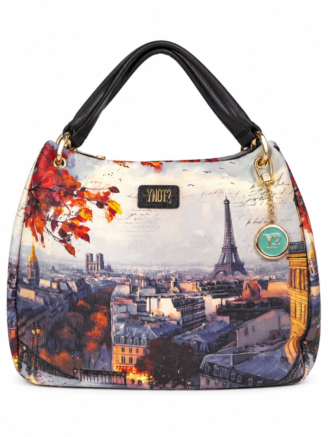 Borsa a Mano Donna Ynot? con Stampa London