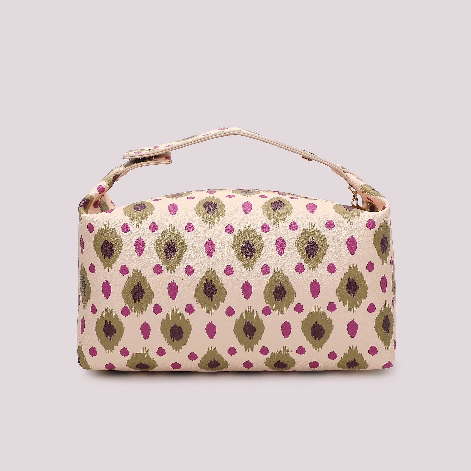 Mimi Mua beauty case donna con manico Beige TU | Giò Fashion