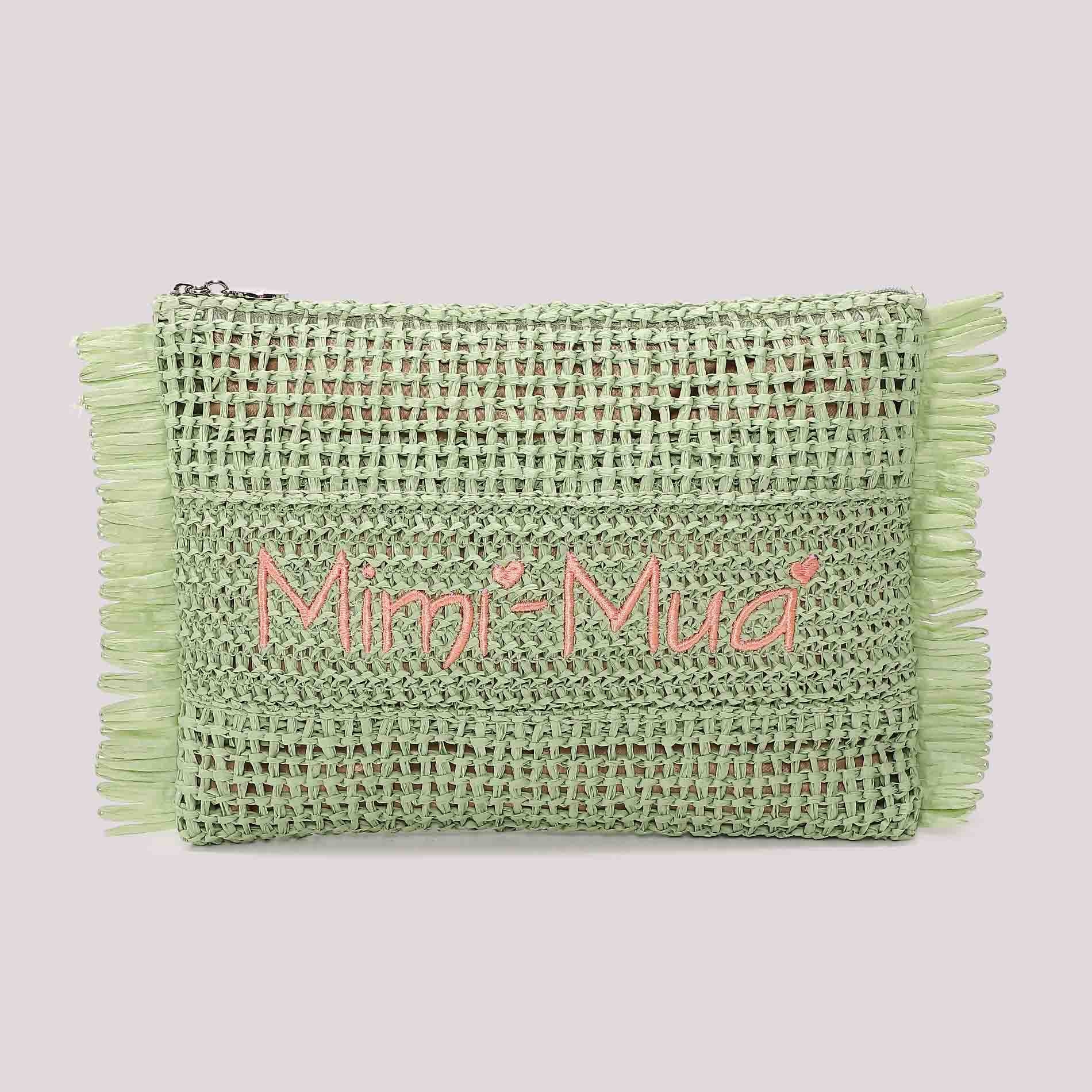 Pochette Mimi Mua Straw Paper